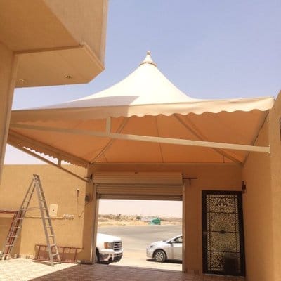 مظلات سيارات الرياض